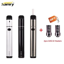 New Kamry GXG I2 heating stick Kit 1900mAh ecig dry herb vaporizer for heating tobacco cigarette cartridges VS 2.0 Plus GXG I1S new brand qecig 3 0 plus vs iqos cigarette vs kamry improved version 650mah battery e cigarette for heating tobacco cartridge