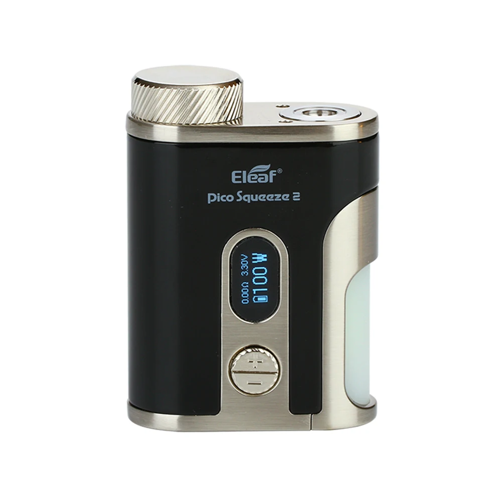 Günstig Original Eleaf IStick Pico Squeeze 2 TC Squonk MOD Max 100W Ausgang   8ml Squonk Flasche Power Durch 21700 18650 batterie Vape Box Mod