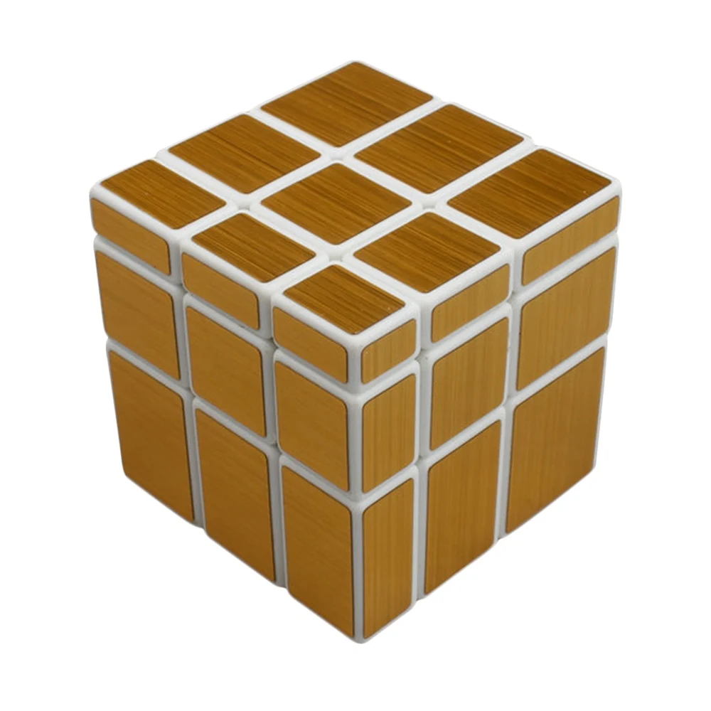 

New Arrival 57mm 3x3x3 Mirror Blocks Cast Coated Magic Cube Puzzle Educational Toys For Children Kids - Golden/Sliver