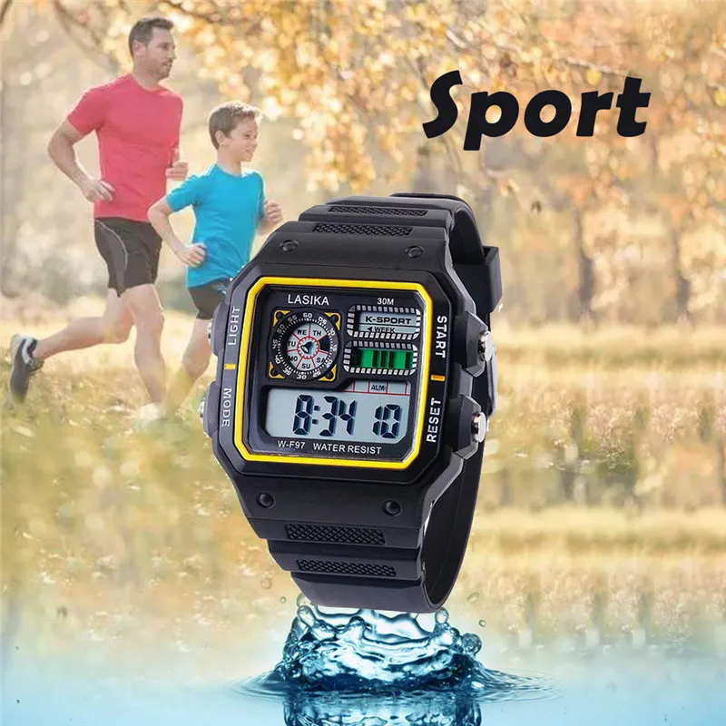 

Women Watches Multifunctional Sports Leisure Watch Square Fashion Men Wild Electronic Wristwatch Relogio Feminino Digital Montre