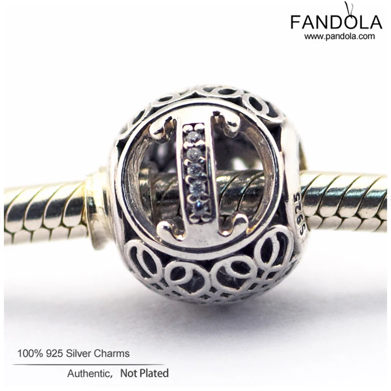 

Letter I Beads 925 Sterling Silver Alphabet Vintage Charm for Jewelry Making Fits Women Charms Silver 925 Original Bracelets