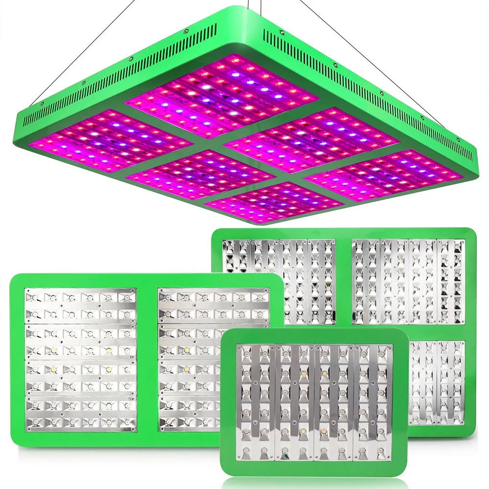 Reflector 300W 600W 1200W 1800W LED Grow Light with Double Switch Full