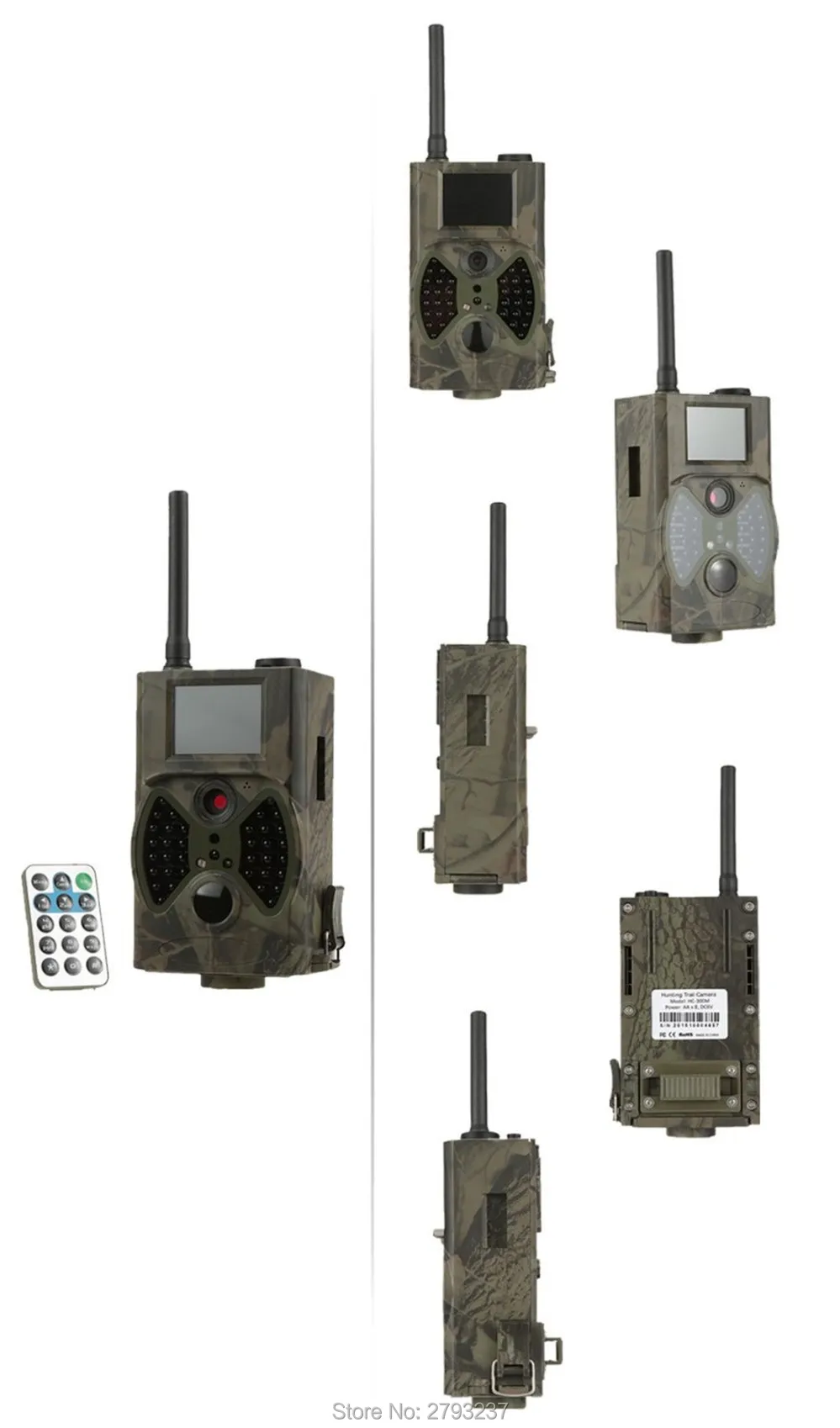 

Wholesale Cheapest 2G Network Hunting Camera with 12MP 1080P MMS SMS Remote Alarm photo trap