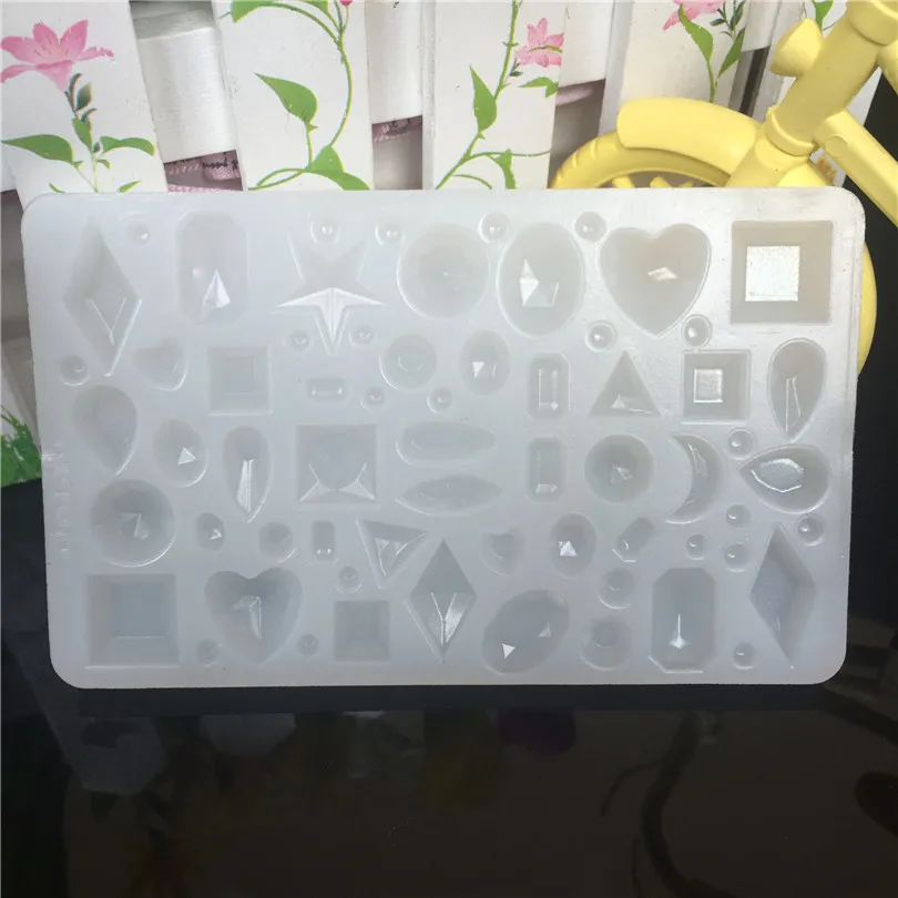 JX-LCLYL New Silicone Cabochon Mold Making Jewelry Pendant Resin Casting Mould Craft Tool