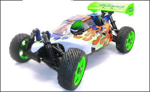 HSP Baja 4WD 1/8th Scale 21CXP Nitro Engine Off-Road Buggy BAZOOKA R/C Car 94081 Remote Control Toys