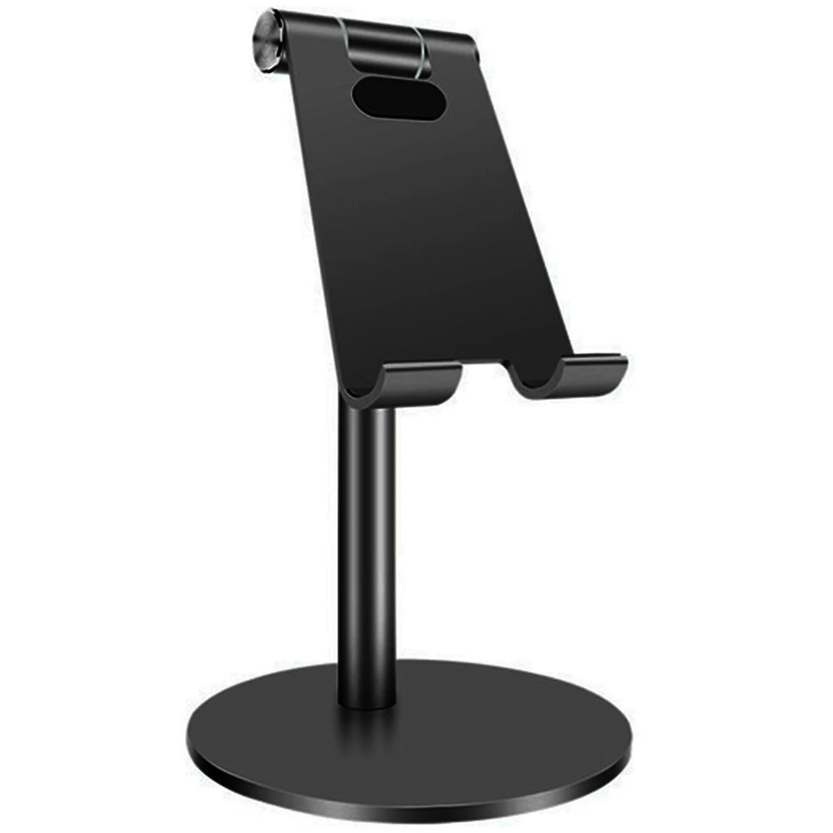 SOONHUA Aluminum Alloy Phone Holder Height Adjustable Cell Phone Holders 360 Degree Rotatable Desktop Phone Stands