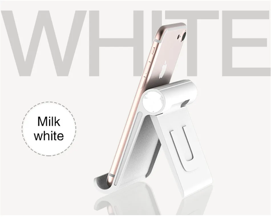 Universal Adjustable Folding Phone Holder Stand For iPhone 7 8 Plus X U -Shape Hard PC Tablet Display Stand Holder For SamsungS9 (13)