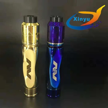 

AV Twistgy MOD kit 18650 mechanical battery mod brass Material vaporizer electronic cigarette kit with 510 wire drip atomizer