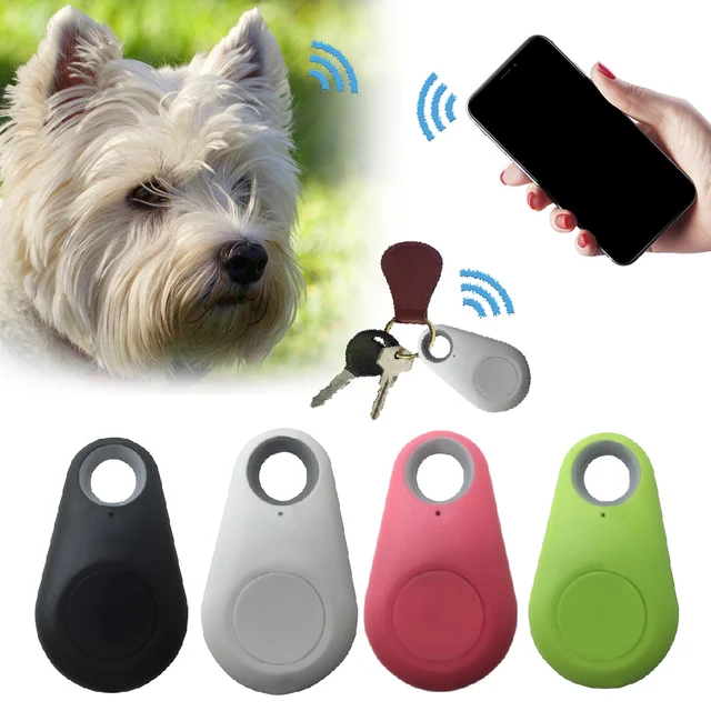 Smart Mini GPS Tracker Waterproof Bluetooth Tracer GPS for Pet Dog Cat Keys Wallet Bag Kids GPS Pet Tracker Finder Equipments