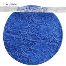 Прозрачная акриловая Скалка украшения для кексов спрей помадка рельефная акриловая Скалка Gigt инструменты для украшения печенья 52018