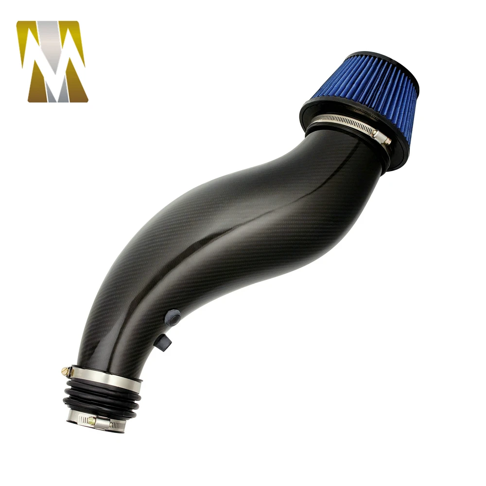 carbon fiber air intake pipe for honda civic 1992-2000 EK EG with air filter intake pipe (13)