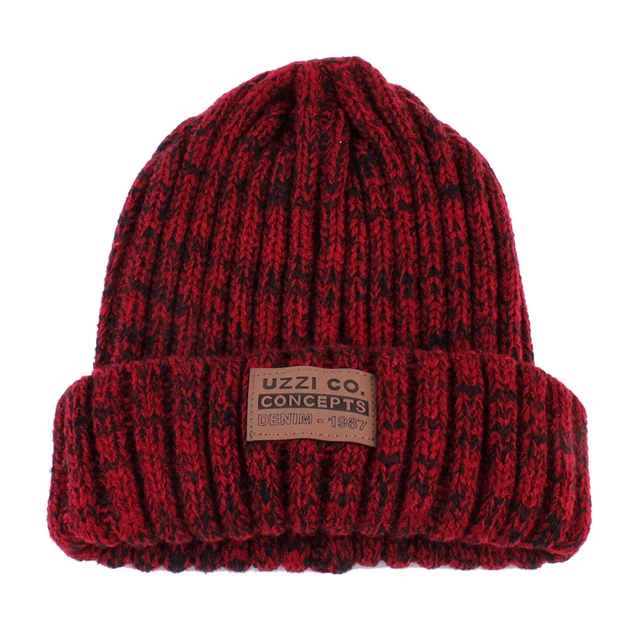 1Pcs Fashion Unisex Winter Warm Hats For Women Wool Knit Crochet Hat Autumn Spring Female Men Beanie Cap Adult Ski Cap Wholesale