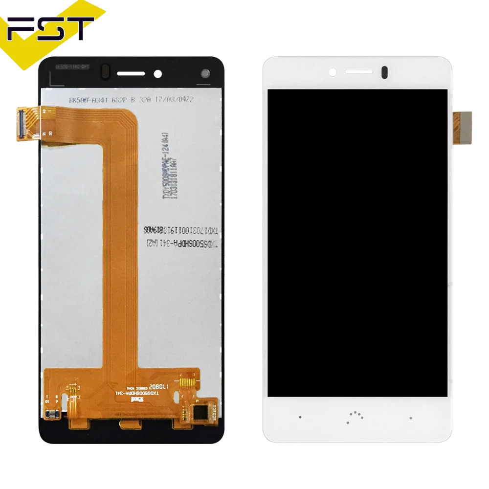 Najtaniej 100% testowane dla BQ Aquaris U plus U lite wyświetlacz LCD + montaż digitizera ekranu dotykowego dla BQ U LCD Pantalla Tactil Con Marco