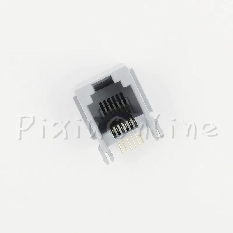 10 قطع ST095b rj11 المقابس الهاتف 90 درجة PCBI-6P6C عالية الجودة 6pin كريستال التوصيل موصل الاتصالات تبيع بخسارة