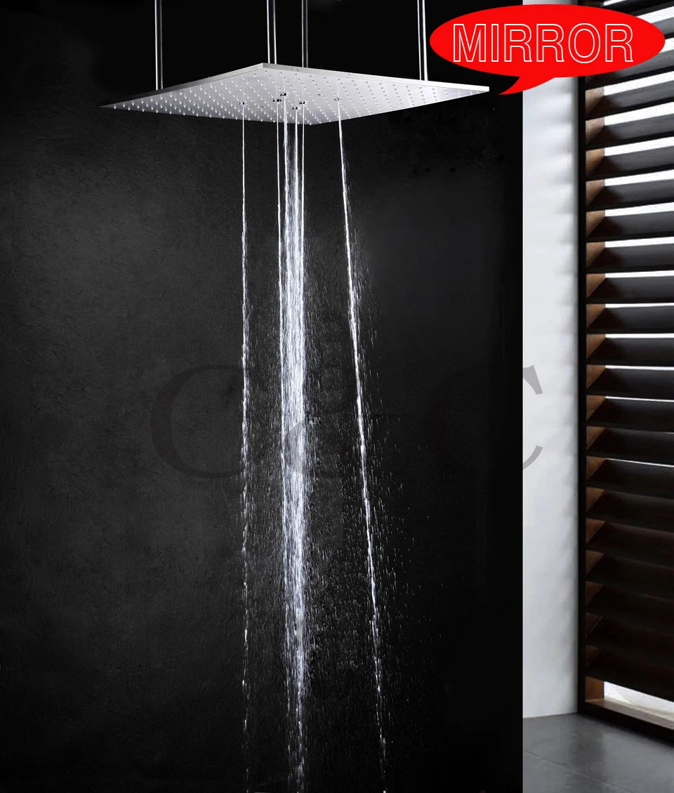 Ceiling Mounted Bathroom Shower Head With Arms 20 Inch Ceiling Mounted Swash And Rainfall