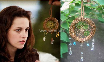 

10cm Diameter Twilight 2 Bella Gifts Indian Dream Catcher Natural Vine Knitted Dream Catcher Home Decor and Party Gift