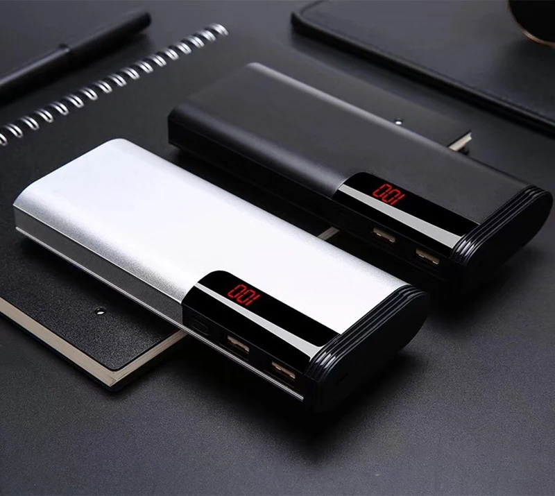 Внешний аккумулятор на ЖК дисплей цифровой 20000 mah mobile power большая емкость