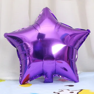1 шт. 18 дюймов звезда форма надувной шар из алюминиевой фольги для свадебной вечеринки украшения на день рождения Детские вечерние плавающие Воздушные шары игрушки