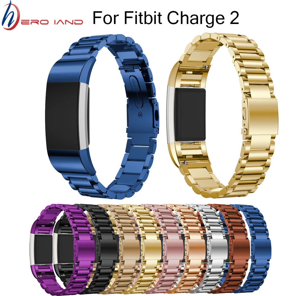 Replacement for Fitbit Charge 2 Stainless Steel Bracelet Strap