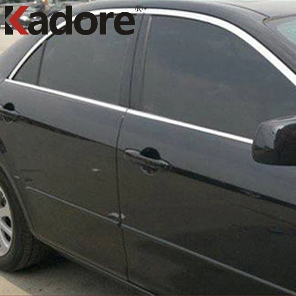 Для Mazda 6 M6 2005 2006 2007 2008 2009 2010 2011 2012 из нержавеющей стали, Формовочная полоска для окон, накладка на дверь, окно, наклейка