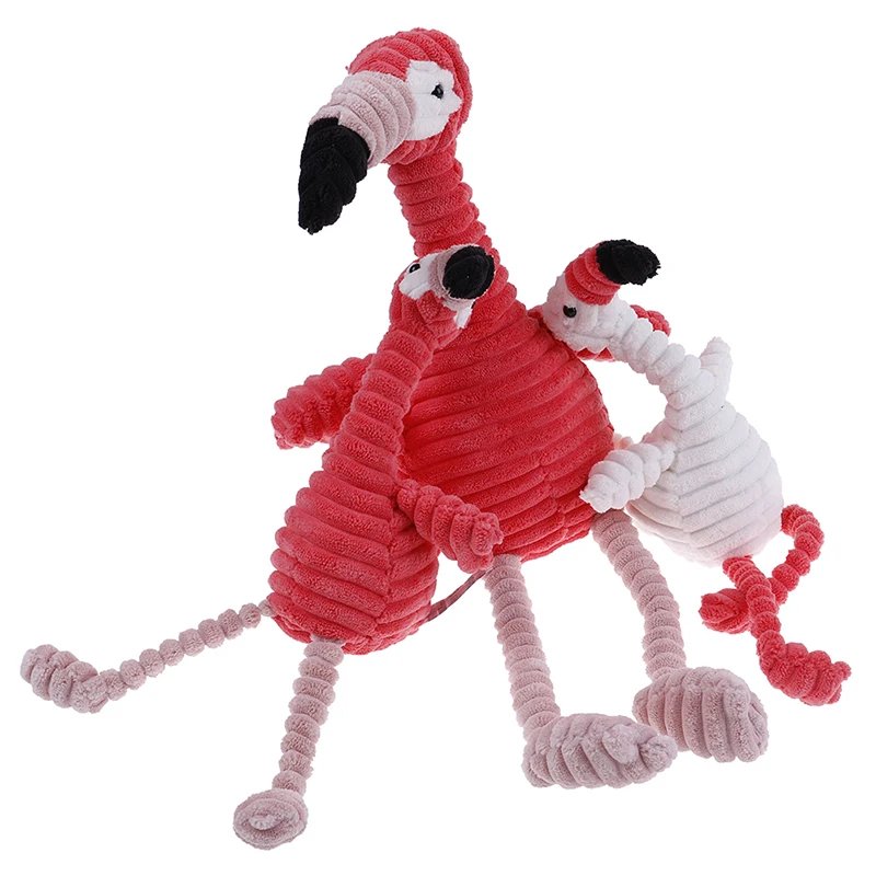 flamingos plush toy Stripe Soft Wild Bird Kid Toy Christmas Gift NO