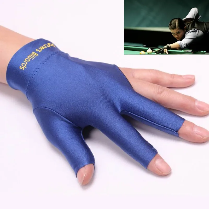 Wholesale Blue Song Snooker Billiard Cue Glove Pool Left Hand Open