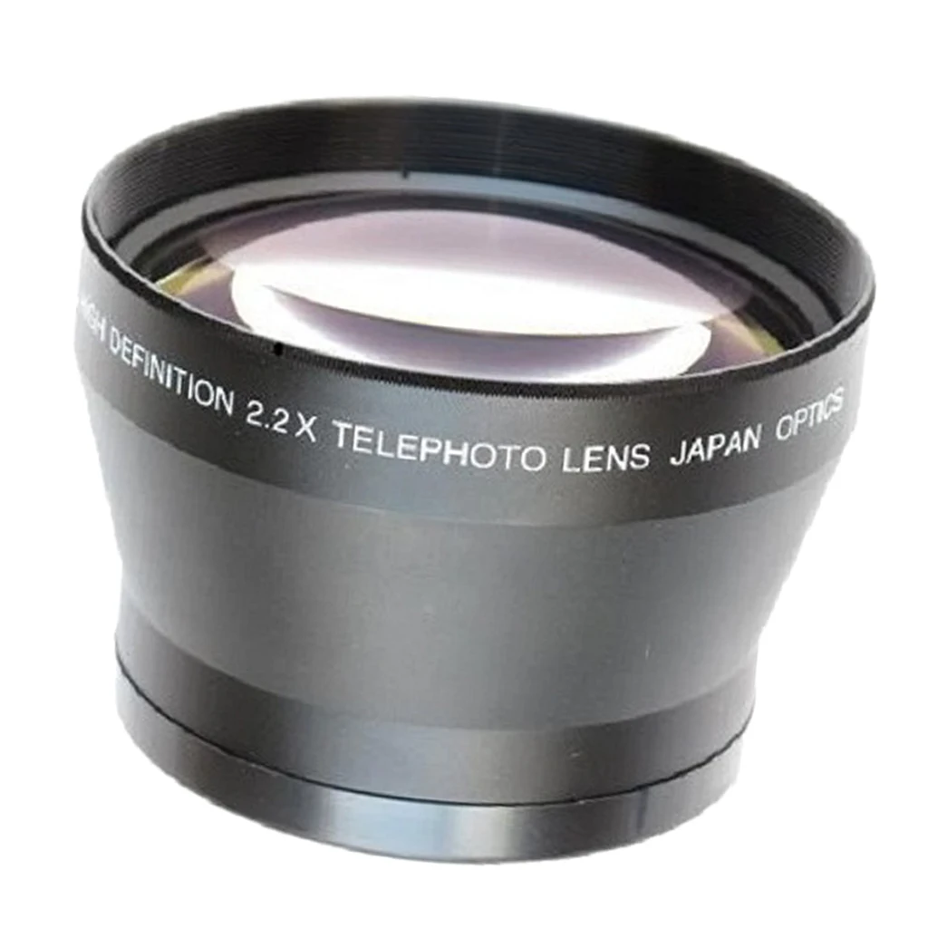 Телеконвертер телеобъектива 72 мм 2.2x для камер Canon Nikon Sony 18 200 мм|Адаптеры