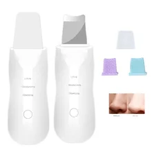 Ultrasonic Deep Face Cleaning Machine Skin Scrubber Remove Dirt Blackhead Reduce Wrinkles High Frequency Vibration Facial Lift