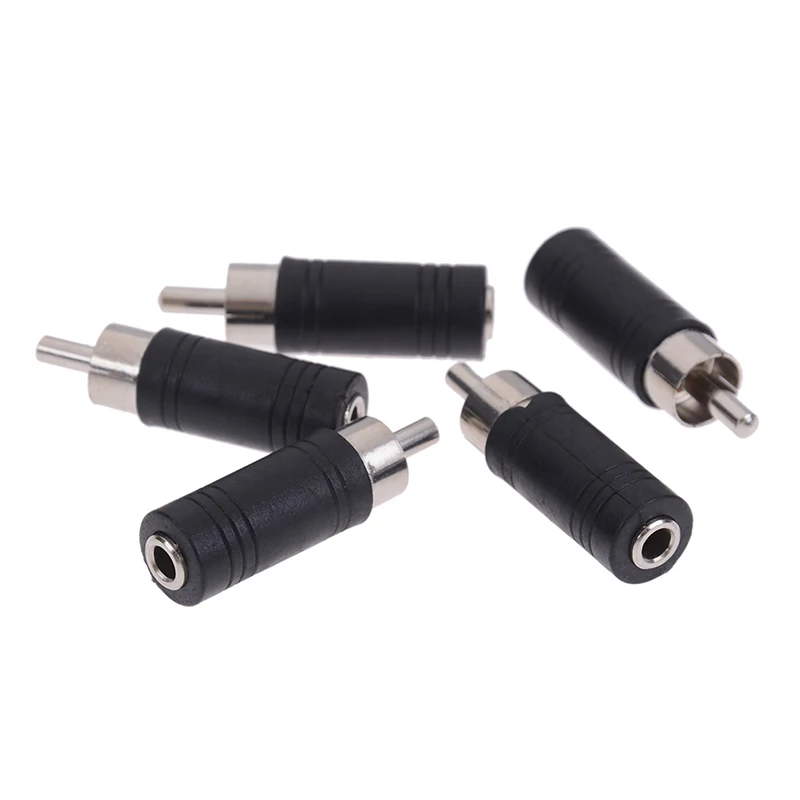 

3.5mm Jack to RCA Phono Stereo Audio Adaptor Converter Connector Socket Plug