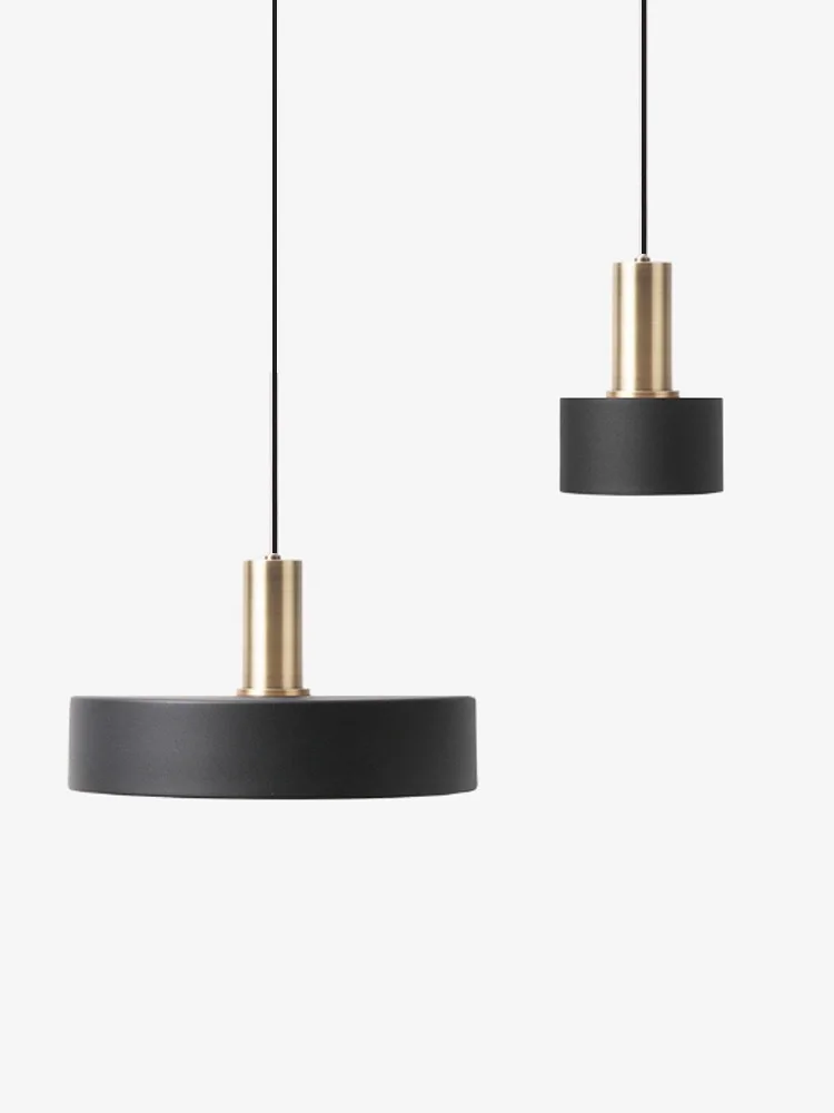  Black Nordic simple bar hanging lamp colored Pendant Light restaurant bedroom bedside lights modern - 32890541644