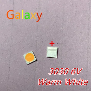 

200PCS AOT High Power LED 3030 1.6W 6V 2700K Warm white EMC Lighting Application