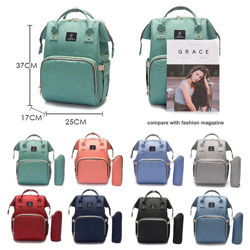 Jual Tas Popok Bayi dengan Antarmuka USB Mummy Maternity Kapasitas Besar Tahan Air Tas Popok Kit Perjalanan Ransel Perawatan Tas Tangan Tas