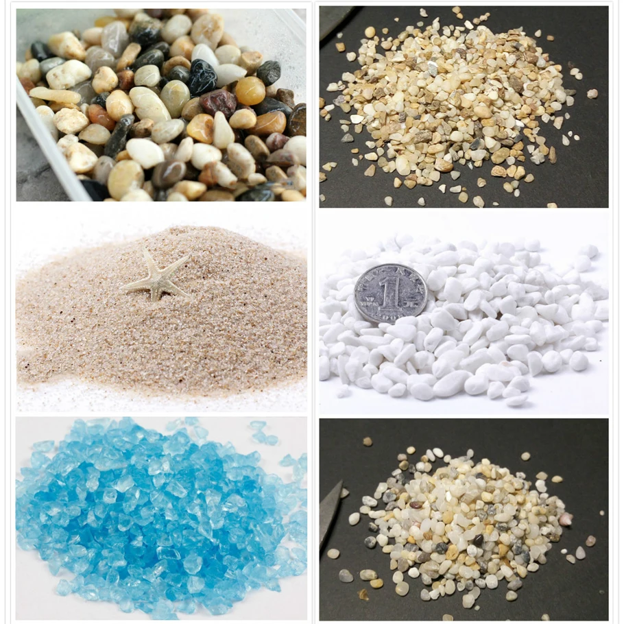 Buy Micro Garden Decoration Sand Blue Aquarium Rock