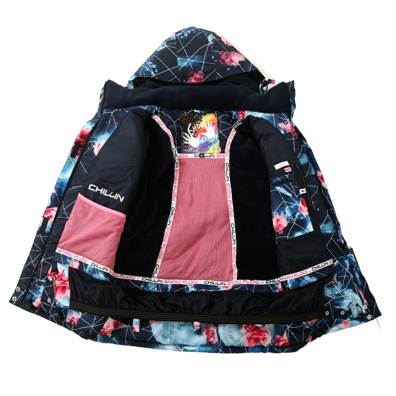 Invierno snowboard chaqueta de esquí mujer nieve jaket esquí esqui Veste mujer JAS Vrouwen