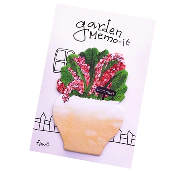 

1pcs / Lot Memo Paper Flower Ideas Flower Stickers Office Stickers Notes Stickers Student's Office Notebook