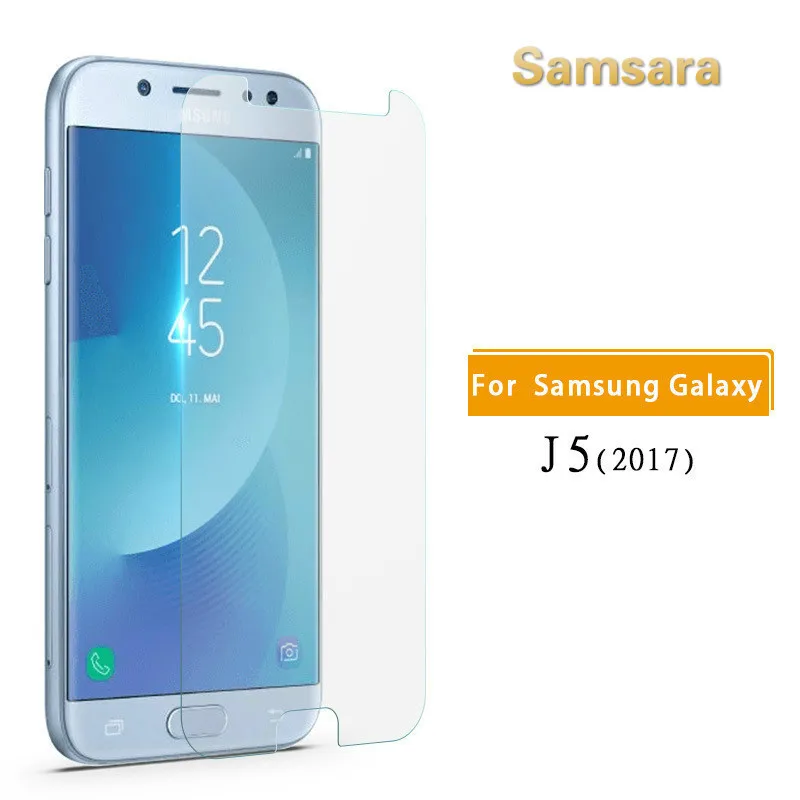 2 шт. закаленное стекло для Samsung Galaxy J5 2017 J530 защита экрана твердость 9H защитная