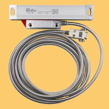 

High precision linear displacement grating ruler TTL signal measurement distance 50mm-600mm reset precision 1um