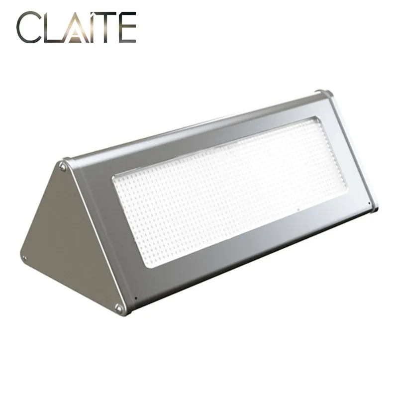 

CLAITE Solar Powered Wall Lamp 48 LED Waterproof Outdoor Radar Motion Sensor Security Street Light with 4 Modes Aluminum Alloy