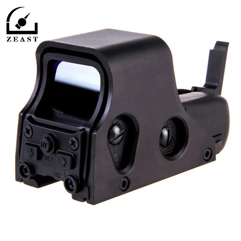 

HD551 PortableTactical 1X22mm Airsoft Green Red Dot Reflex Sight Telescope With 4 Type Reticle Scope Hunting G un Accessories