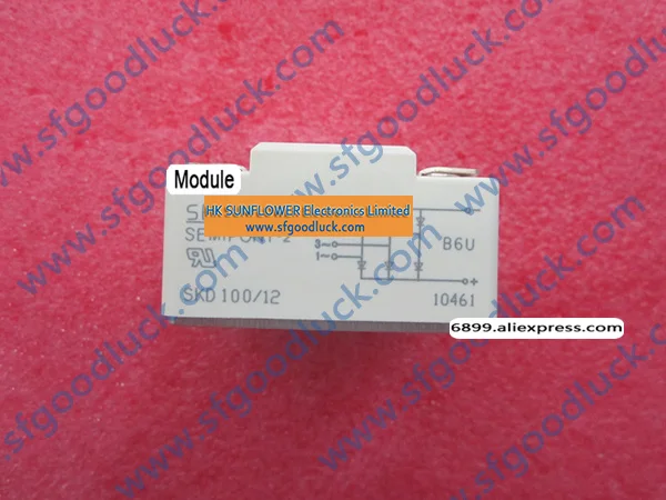 SKD100/12 Power Bridge Rectifier Module 1200V 100A Case G18 mass:165g