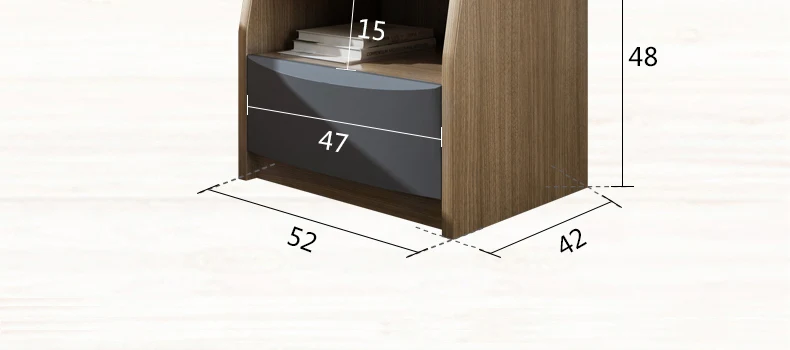 Луи Мода тумбочки современный простой прикроватный шкаф хранения мини доска спальня