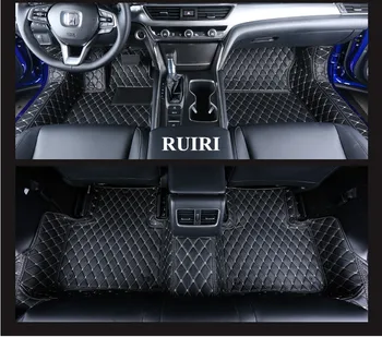

High quality mats! Special car floor mats for Honda Accord 2018 waterproof non-slip rugs carpets for Accord 2019,Free shipping
