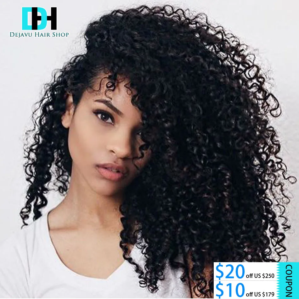 Indian Kinky Curly Virgin Hair 4 Bundle Deals Jerry Curly Human Hair 