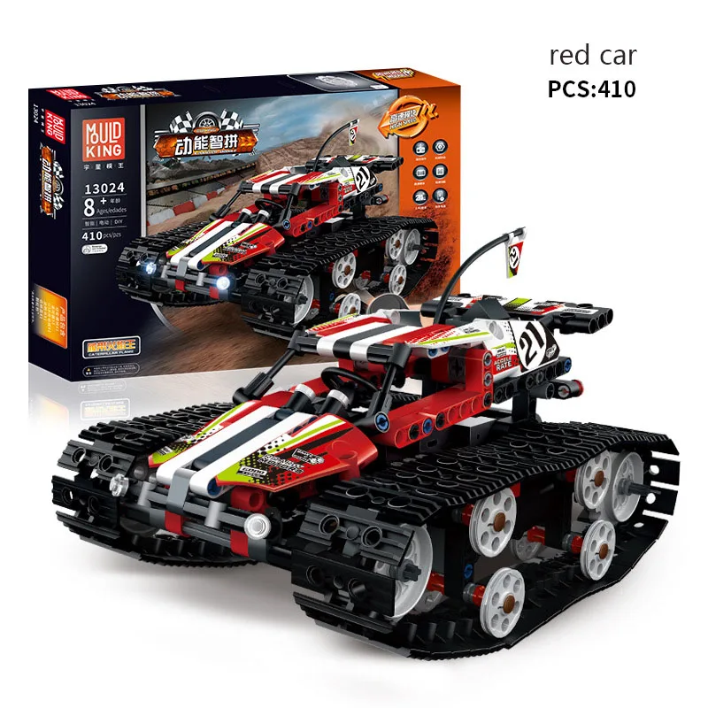 410pcs puzzle blocks science toy remote control building block cars for children compatible mechanical group model kid gift