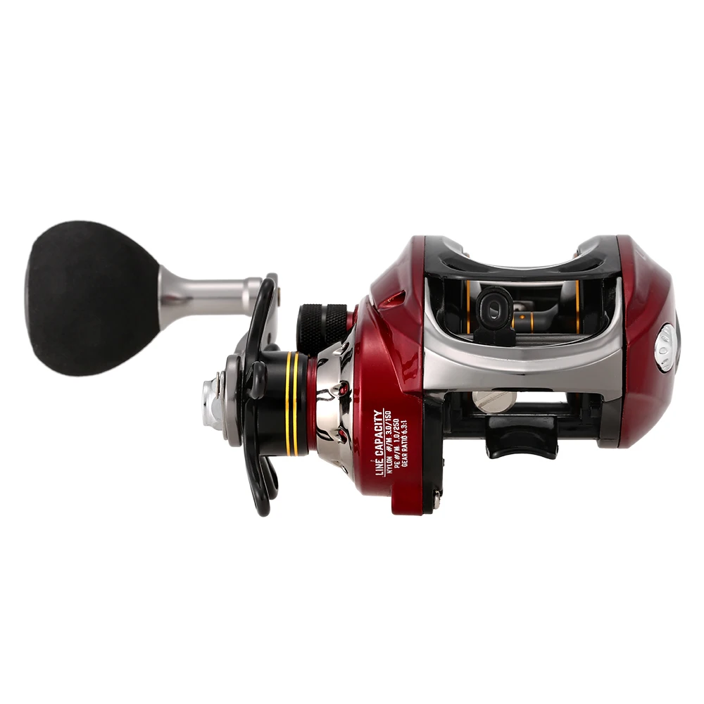 Lixada Карп Рыбалка Катушка Pesca 10+ 1 мяч подшипники Baitcasting катушка 6,3: шестерни соотношение легкий Гладкий Металл катушки Ice