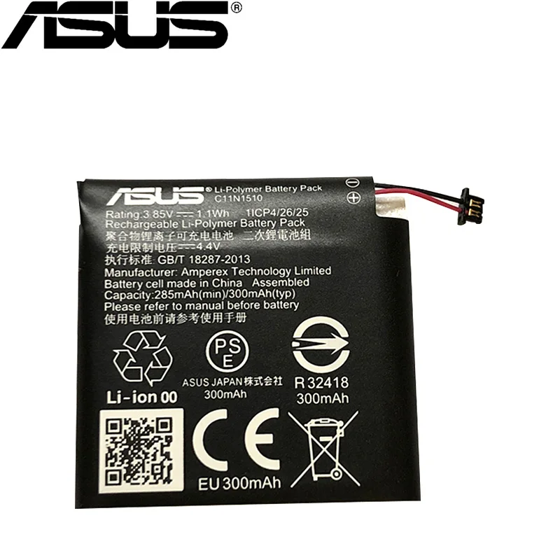 

ASUS 100% Original 300mAh C11N1510 Watch Battery In Stock Latest Production High Quality Battery+Tracking Number