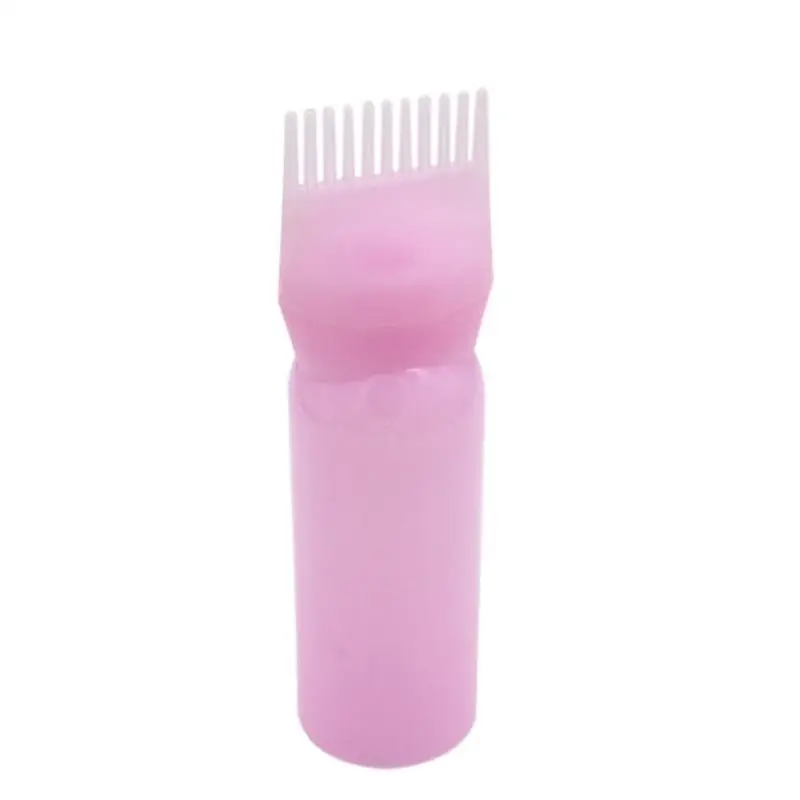 120ml Professional Hot Hair Dye Bottle Applicator Brush Dispensing Salon Hair Coloring Dyeing Hair Dry Cleaning Bottle