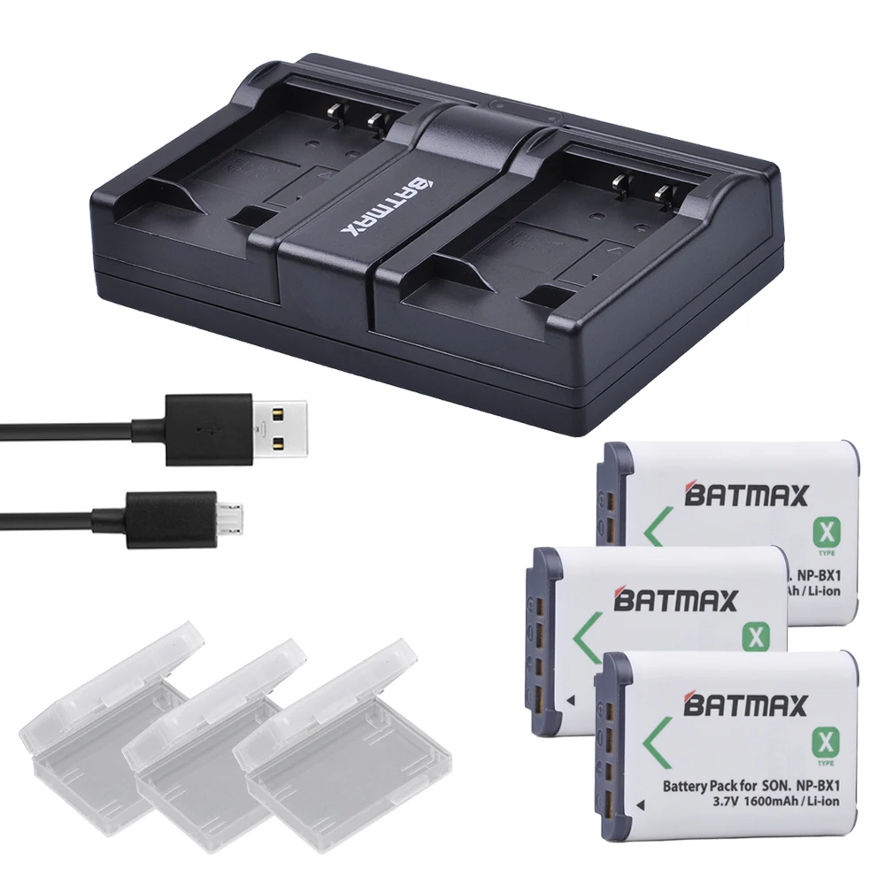 Аккумулятор и зарядное устройство для Sony NP-BX1 AS20 AS15 AS100V HDR-AS200v X1000V WX350 RX100 RX1 RX100ii |