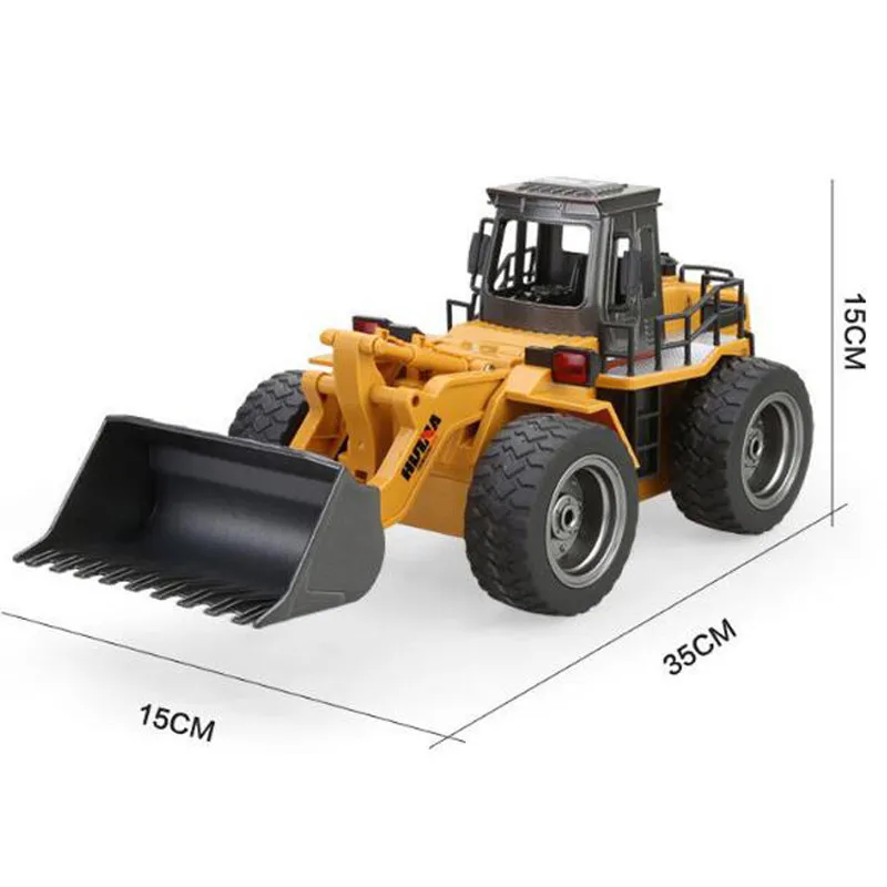 HuiNa1520 RC грузовик 6CH 1/18 моделирование грузовиков бульдозер зарядка RTR светильник