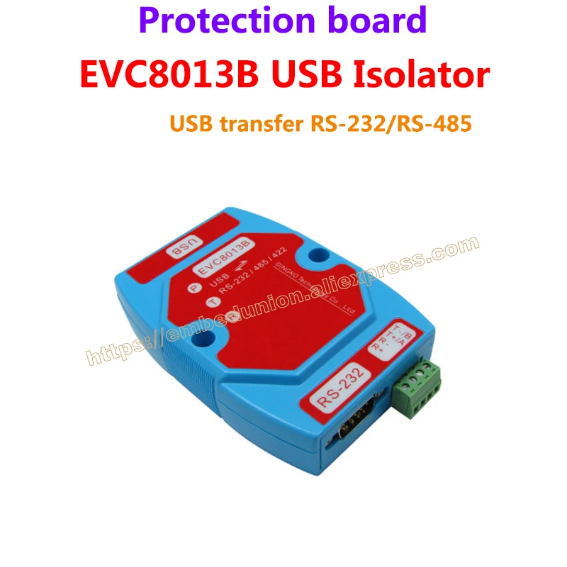 

Magnetically coupled isolated USB converter USB to RS485 USB to 232 Industrial lightning protection comes with power EVC8013B